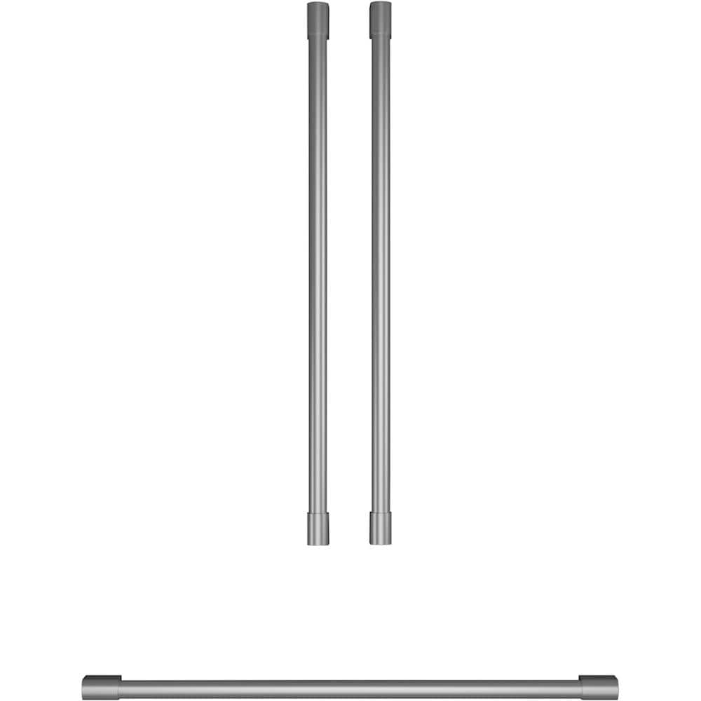 Monogram - Statement Collection Handle Kit for Select French Door Refrigerators - Silver