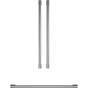Monogram - Statement Collection Handle Kit for Select French Door Refrigerators - Silver
