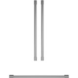 Monogram - Statement Collection Handle Kit for Select French Door Refrigerators - Silver