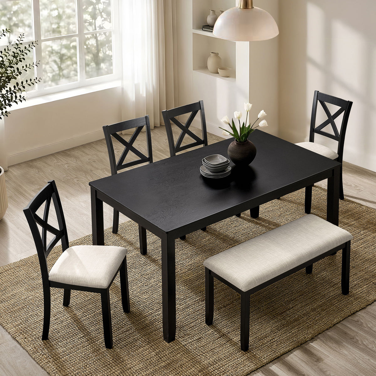 Kitchen Dining Set, Rectangular Dining Table