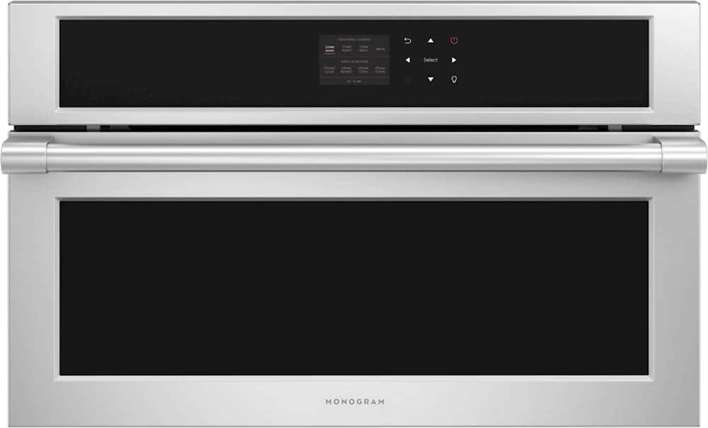 Monogram - Statement Collection 30" Built-In Single Electric Convection Steam Wall Oven with Combination Cooking - Stainless Steel