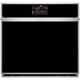 Monogram - 30" Built-In Single Electric Convection Wall Oven with Precision Cooking and LCD Controls - Stainless Steel
