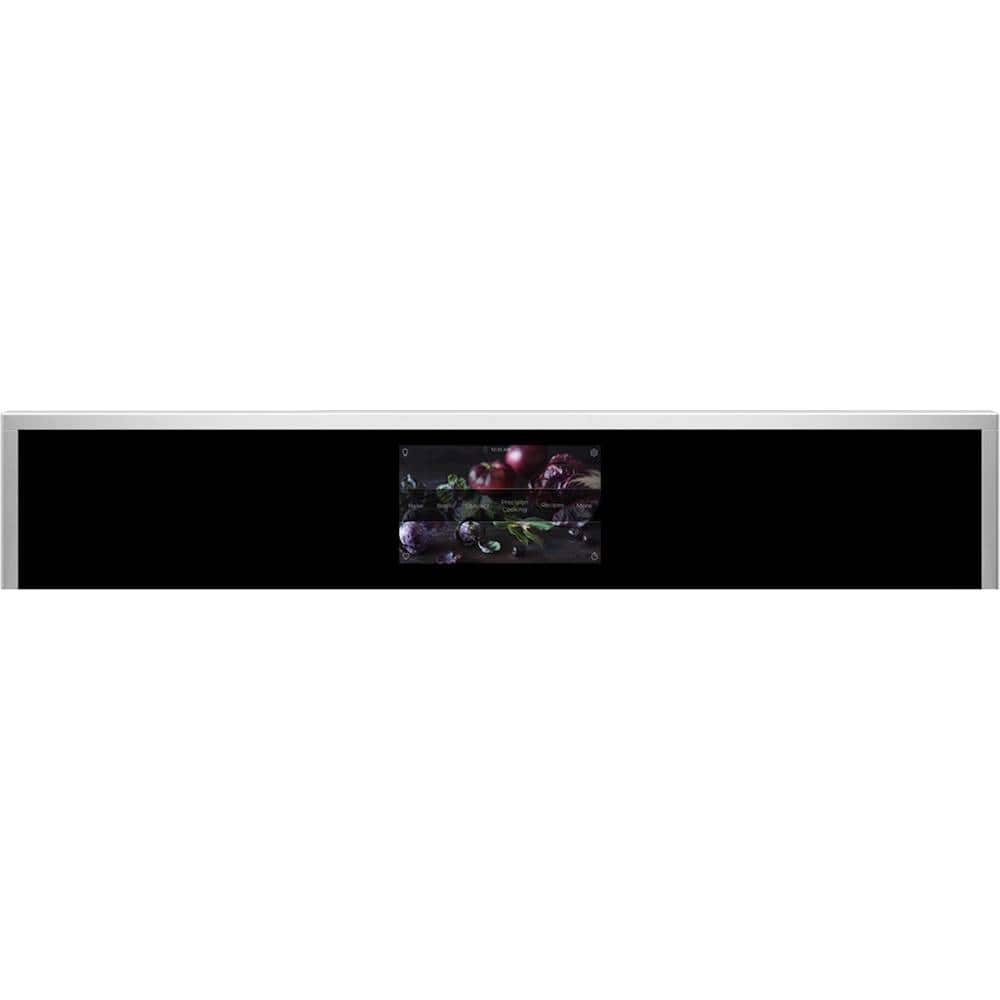Monogram - 30" Built-In Single Electric Convection Wall Oven with Precision Cooking and LCD Controls - Stainless Steel