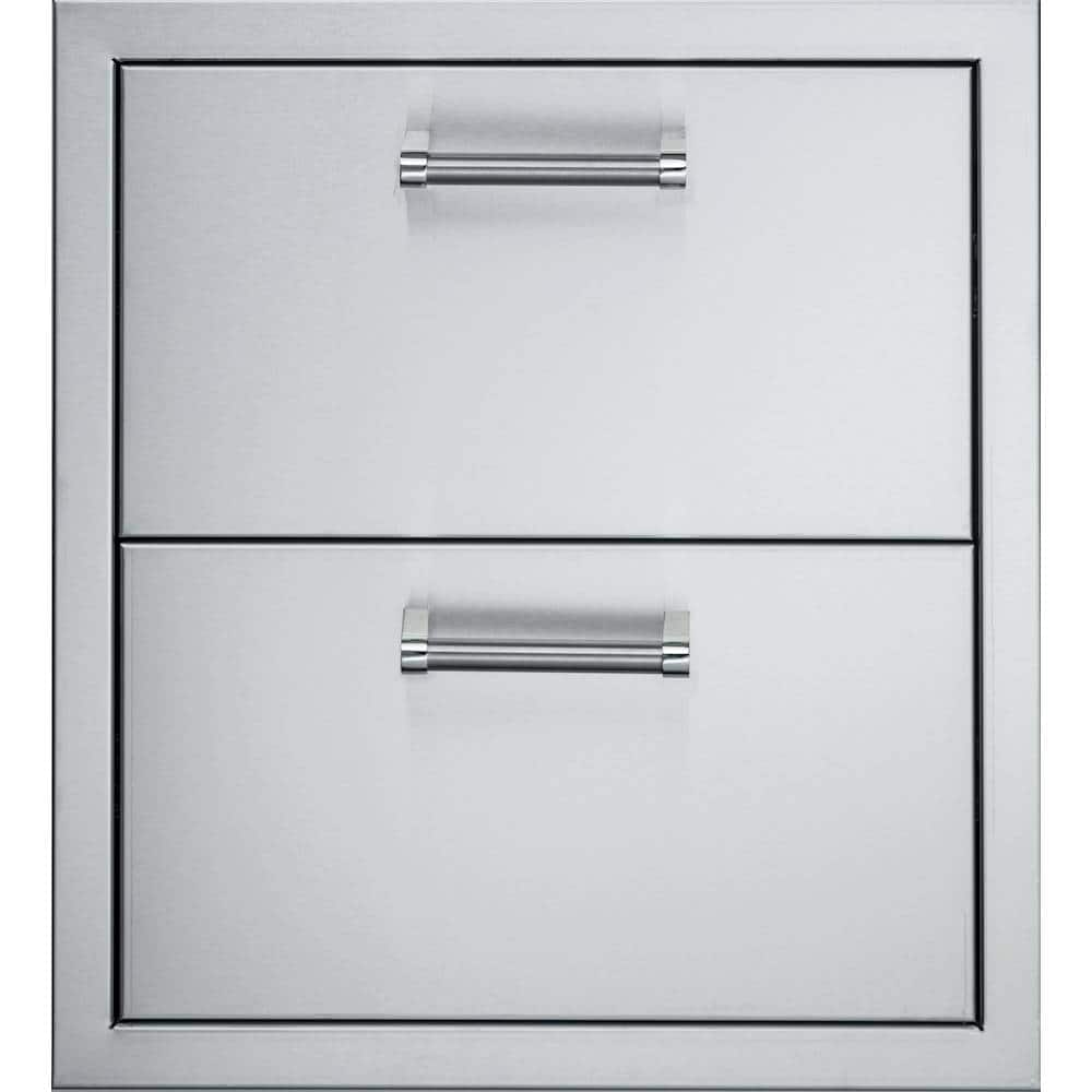 Viking - 19" Double Drawers - Stainless Steel