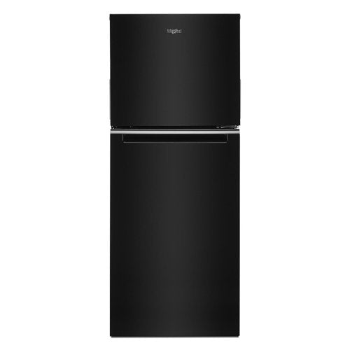 Whirlpool - 24 in. Wide 11.6 cu. ft. Top-Freezer Counter-Depth Refrigerator - Black