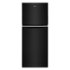 Whirlpool - 24 in. Wide 11.6 cu. ft. Top-Freezer Counter-Depth Refrigerator - Black