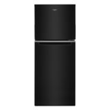 Whirlpool - 24 in. Wide 11.6 cu. ft. Top-Freezer Counter-Depth Refrigerator - Black