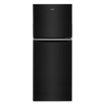 Whirlpool - 24 in. Wide 11.6 cu. ft. Top-Freezer Counter-Depth Refrigerator - Black