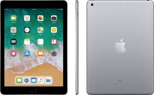 Apple - Certified Refurbished iPad (5th Generation) (2017) Wi-Fi - 32GB - Gray