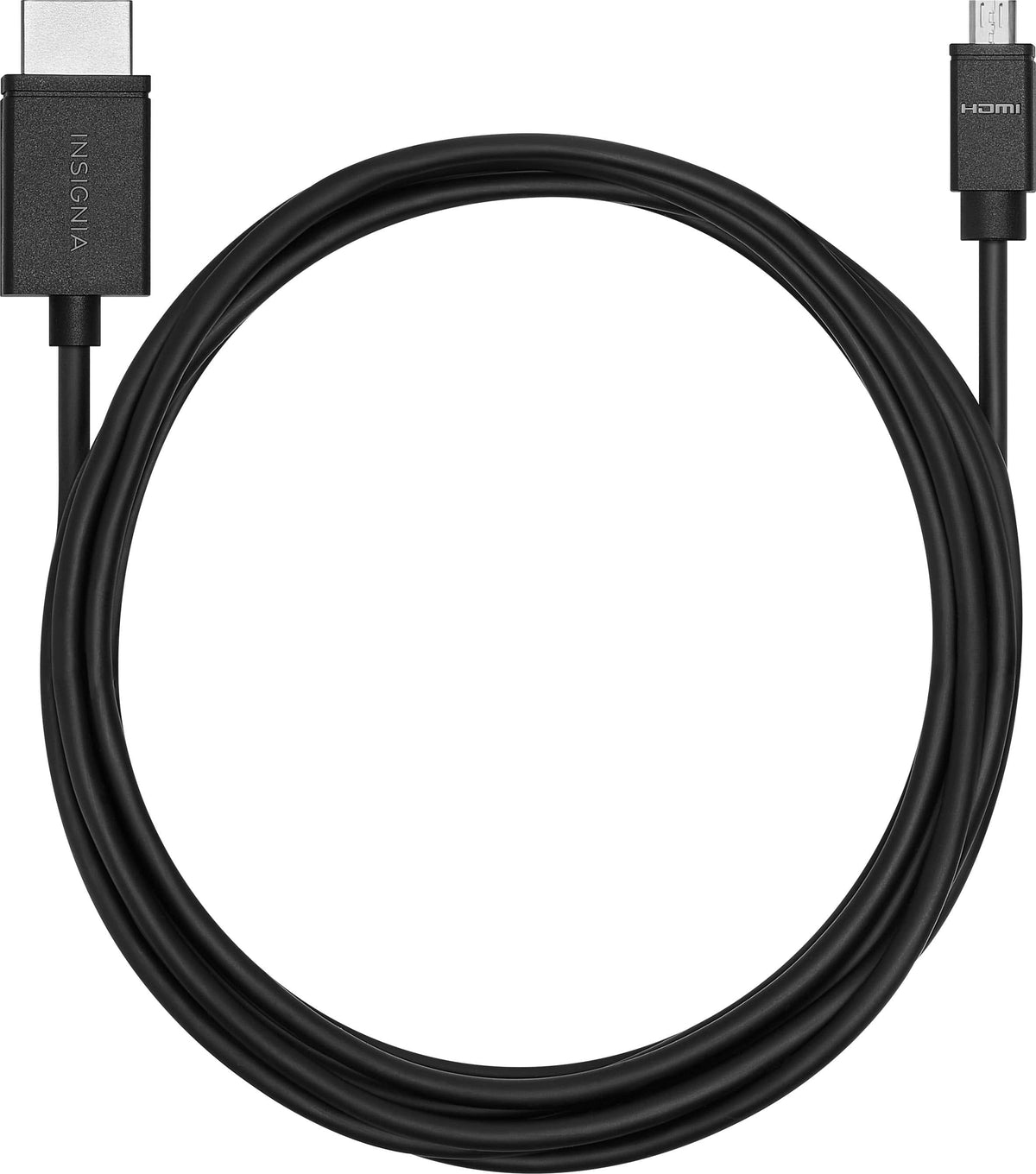 Insignia™ - 8’ Micro HDMI Cable to HDMI - Black