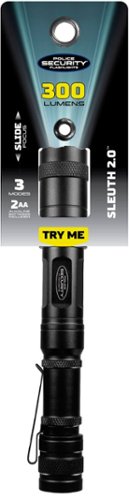 Police Security - 300 Lumen LED Flashlight - Black