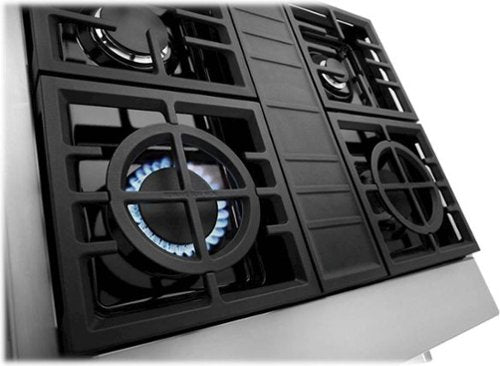 KitchenAid - 30 in. Wide 4 burners Commercial-Style Built-In Gas Cooktop - Stainless Steel