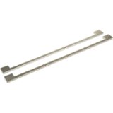 Minimalist Handle Kit for Select Monogram Bottom-Freezer Refrigerators - Silver