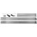 Monogram - 42" Trim Kit for Dual Installed Columns in 24" Deep Cabinets - Silver