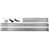 Monogram - 42" Trim Kit for Dual Installed Columns in 24" Deep Cabinets - Silver