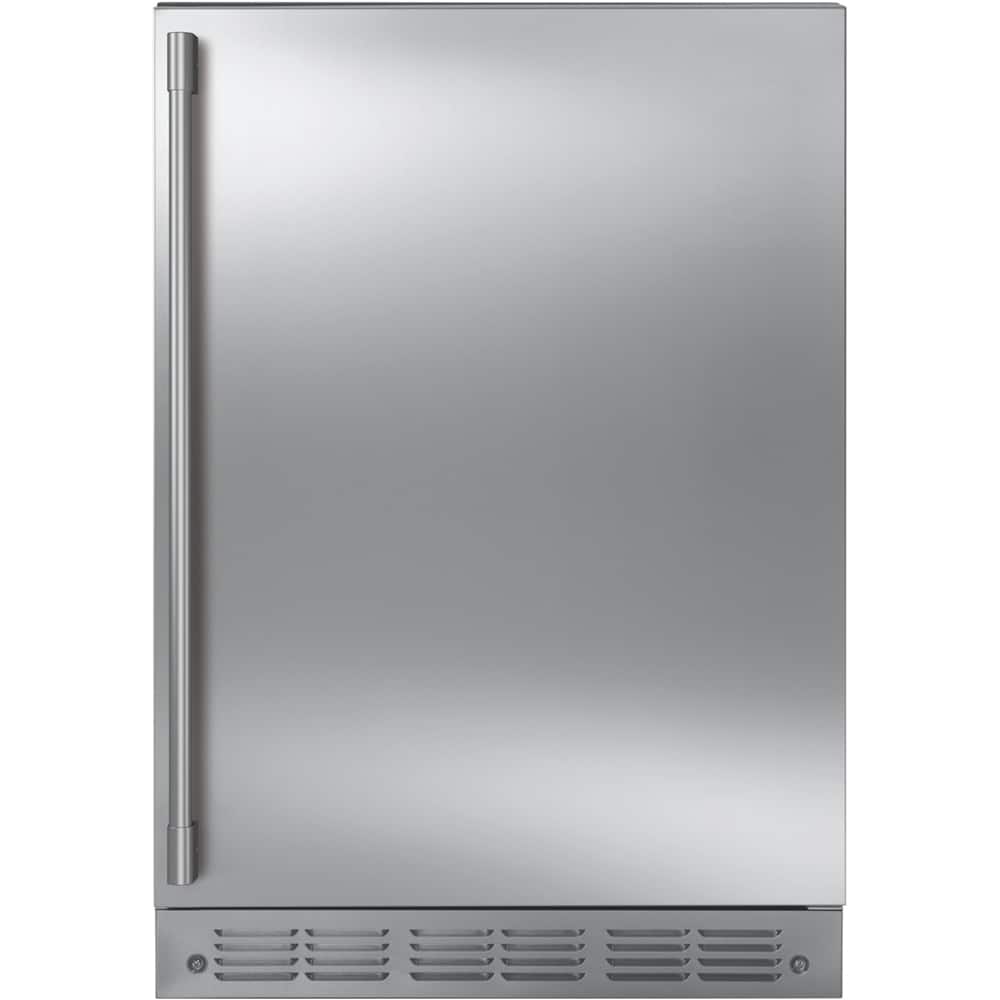 Monogram - 5.4 Cu. Ft. Mini Fridge with Digital Touch Controls - Stainless Steel