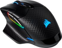 CORSAIR - DARK CORE RGB PRO Wireless FPS/MOBA/MMO Optical Gaming Mouse with Slipstream Technology - Wireless - Black