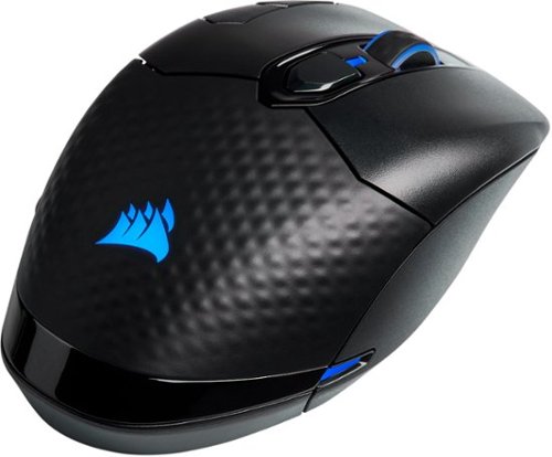 CORSAIR - DARK CORE RGB PRO Wireless FPS/MOBA/MMO Optical Gaming Mouse with Slipstream Technology - Wireless - Black