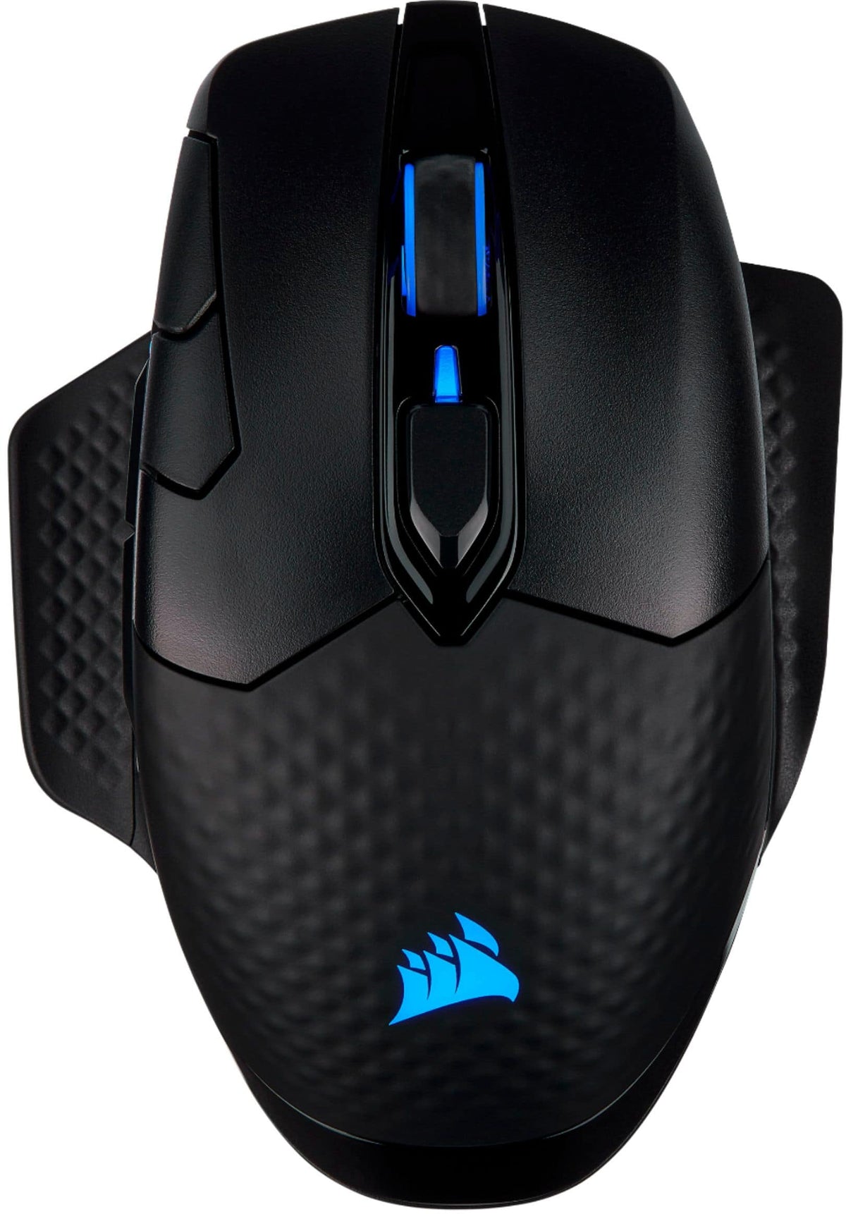 CORSAIR - DARK CORE RGB PRO Wireless FPS/MOBA/MMO Optical Gaming Mouse with Slipstream Technology - Wireless - Black