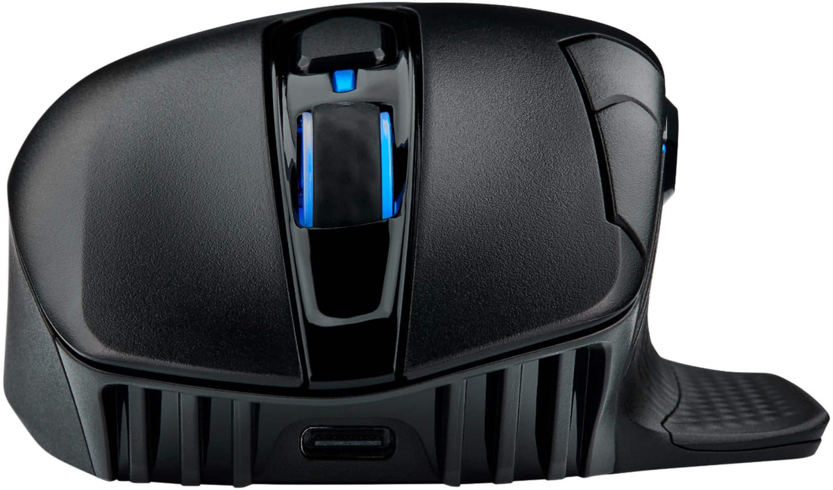 CORSAIR - DARK CORE RGB PRO Wireless FPS/MOBA/MMO Optical Gaming Mouse with Slipstream Technology - Wireless - Black