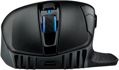 CORSAIR - DARK CORE RGB PRO Wireless FPS/MOBA/MMO Optical Gaming Mouse with Slipstream Technology - Wireless - Black