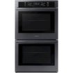 Samsung - 30" Built-In Double Wall Oven with WiFi - Black Stainless Steel
