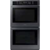 Samsung - 30" Built-In Double Wall Oven with WiFi - Black Stainless Steel