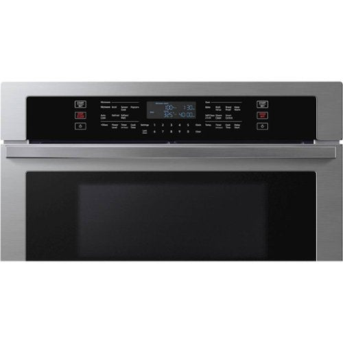 Samsung - 30" Microwave Combination Wall Oven with WiFi - Stainless Steel