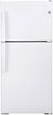 GE - 30 in. Wide 19.2 Cu. Ft. Top-Freezer Refrigerator with Interior LED Lighting - White