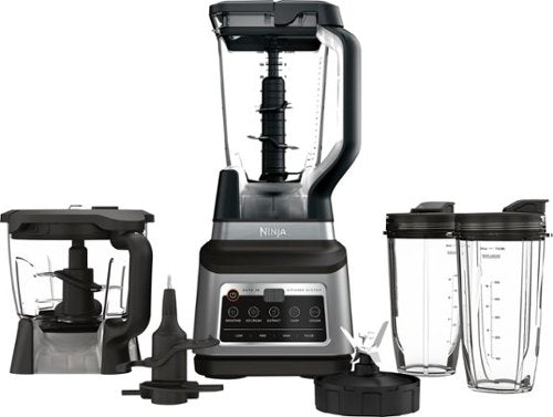 Ninja - Professional Plus Kitchen System with Auto-iQ & (2) 24oz Single-Serve Cups - Stainless Steel