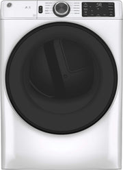GE - 7.8 Cu. Ft. Stackable Smart 10-Cycle Electric Dryer - White