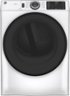 GE - 7.8 Cu. Ft. Stackable Smart 10-Cycle Electric Dryer - White