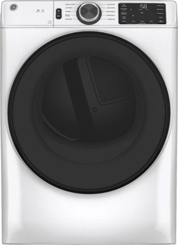 GE - 7.8 Cu. Ft. Stackable Smart 10-Cycle Electric Dryer - White