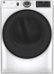 GE - 7.8 Cu. Ft. Stackable Smart 10-Cycle Electric Dryer - White