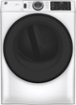 GE - 7.8 Cu. Ft. Stackable Smart 10-Cycle Electric Dryer - White