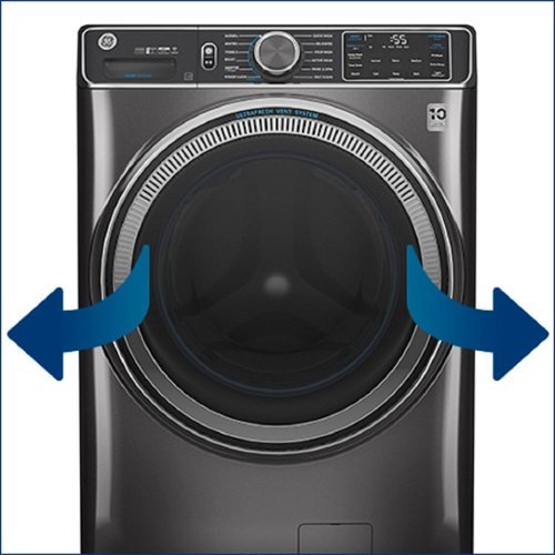GE - 7.8 Cu. Ft. Stackable Smart 10-Cycle Electric Dryer - White
