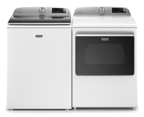 Maytag - 7.4 Cu. Ft. Smart Electric Dryer with Extra Power Button - White