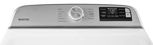 Maytag - 7.4 Cu. Ft. Smart Electric Dryer with Extra Power Button - White