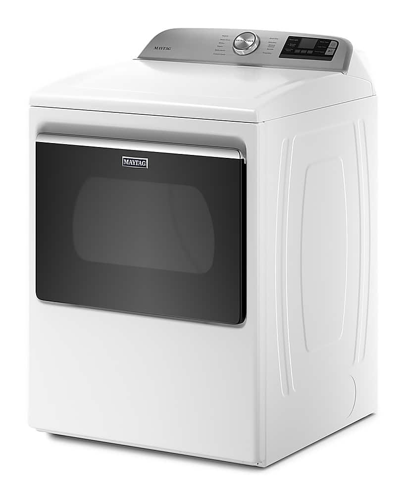 Maytag - 7.4 Cu. Ft. Smart Electric Dryer with Extra Power Button - White