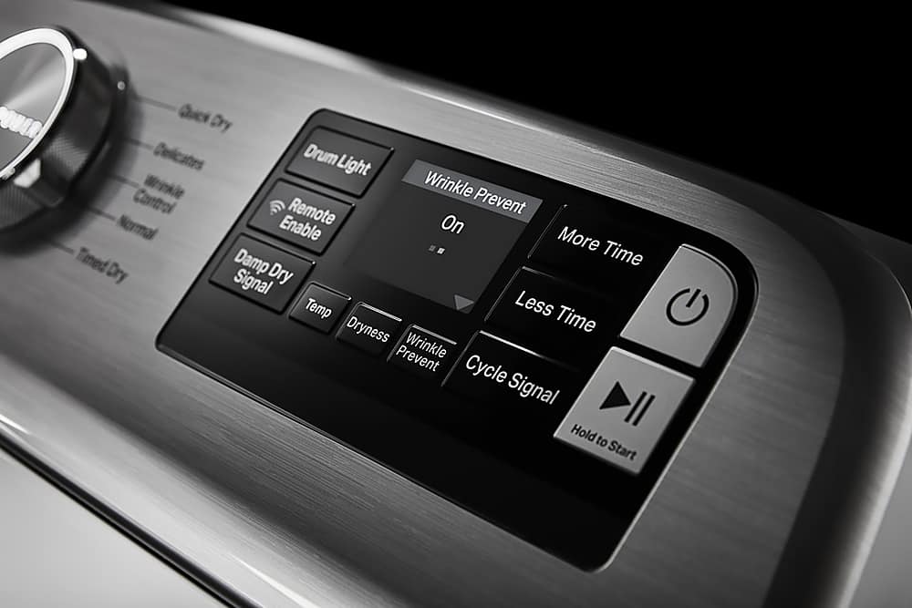 Maytag - 7.4 Cu. Ft. Smart Electric Dryer with Extra Power Button - White