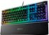 SteelSeries - Apex 3 Full Size Wired Membrane Whisper Quiet Switch Gaming Keyboard with 10 zone RGB Backlighting - Black