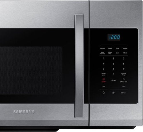 Samsung - 1.7 Cu. Ft. Over-the-Range Microwave - Stainless Steel
