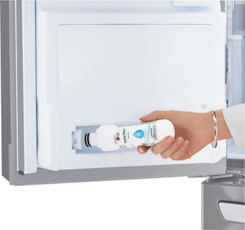 LG - 36-in 22.5 Cu. Ft. 4-Door French Door-in-Door Counter-Depth Smart Refrigerator with Craft Ice - Stainless Steel