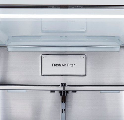 LG - 36-in Wide 22.5 Cu. Ft. 4-Door French Door-in-Door Counter-Depth Smart Refrigerator with Craft Ice - Stainless Steel