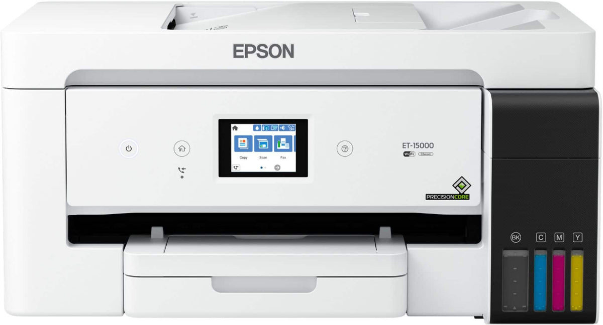 Epson - EcoTank ET-15000 Wireless All-In-One Supertank Inkjet Printer - White