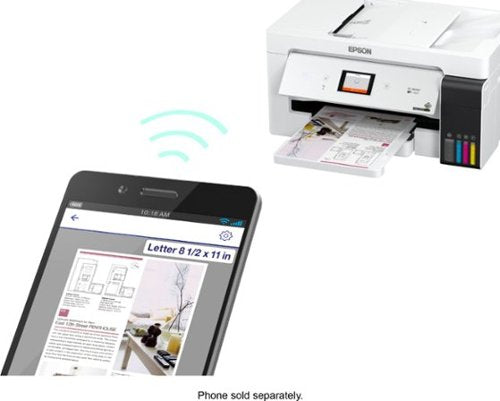 Epson - EcoTank ET-15000 Wireless All-In-One Supertank Inkjet Printer - White