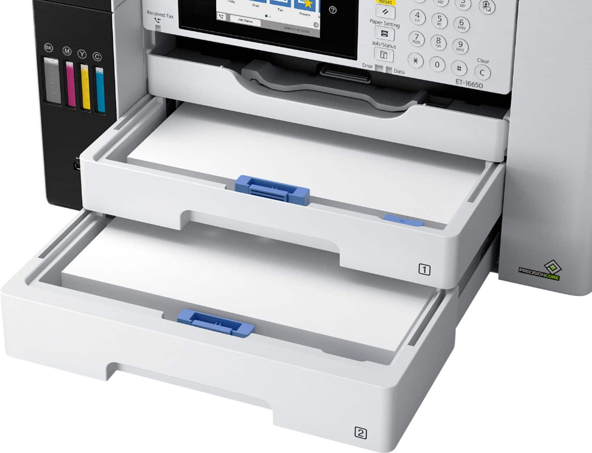 Epson - EcoTank Pro ET-16650 Wireless All-In-One Supertank Inkjet Printer - White