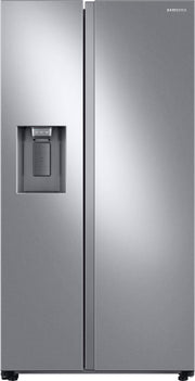 Samsung - 36 in. Wide 22 cu. ft. Side-by-Side Counter Depth Smart Refrigerator with All-Around Cooling - Stainless Steel