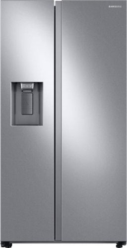 Samsung - 36 in. Wide 22 cu. ft. Side-by-Side Counter Depth Smart Refrigerator with All-Around Cooling - Stainless Steel