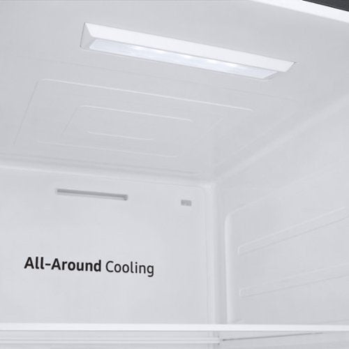 Samsung - 36 in. Wide 22 cu. ft. Side-by-Side Counter Depth Smart Refrigerator with All-Around Cooling - Stainless Steel
